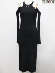 LOUIS VUITTON ルイヴィトン 24SS RW241WW GXW FQJD12 アイレットタブドレス サイズXS ブラック 【中古】 ワンピースのサムネイル