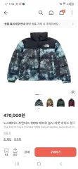 THE NORTH FACE 1996 ヌプシ プリント アイスブルー ダウンのサムネイル