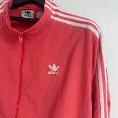 adidas アディダス❣️ロックアップジャケット❣️XL ピンク - メルカリ