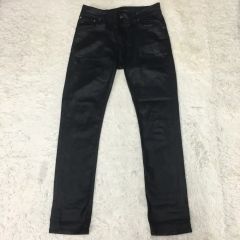 エンポリオアルマーニ コーティング デニム J09BU メタルロゴ 黒