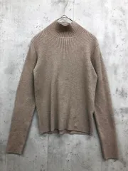 YECCA VECCA イェッカヴェッカ ラメ混ハイネックリブ ニット セーター sizeF/ベージュ ■■ レディース