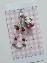 レトロキティー ストラップ さくらんぼ キティ ストラップ hello kitty(ハローキティ) キーホルダー