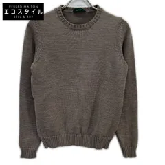 ZANONE ザノーネ ｸﾞﾚｰｼﾞｭ ｳｰﾙ100 ｸﾙｰﾈｯｸﾆｯﾄ 46