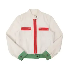 See by Chloe クロエ カラー バイカー コットン ジャケットのサムネイル