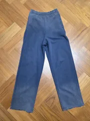 Loadingroom ヴィンテージ ウォッシュ ネイビー トレーナー ジョガー パンツ