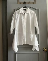 jejia ホワイト カシュクール 長袖ブラウス 42 チュニック - メルカリ