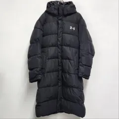 UNDER ARMOUR アンダーアーマー ビックロゴ メンズ ダウンジャケット ロング丈 2XLのサムネイル