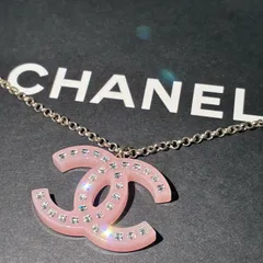 CHANEL シャネル ココマーク ラインストーン ネックレス アクセサリー