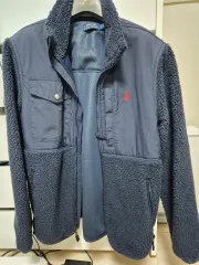 ポロ ネイビージップアップフリースジャケット