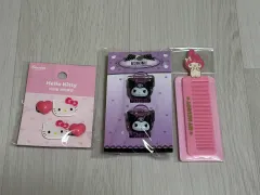 サンリオ ハローキティ クロミ マイメロディ ヘアクリップ 櫛 テールコーム