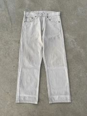 90s Levi's White denim swag gimmick - メルカリ
