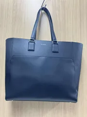  美品 Paul Smith ストライプトートバッグ ネイビー   レディース　　