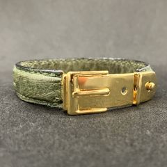 希少✨ GUCCI バングル パイソン 24K GP ゴールド 刻印 - メルカリ