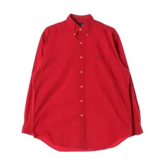ポロ ラルフローレン シャツ レッド M