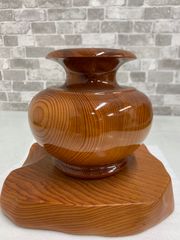 木製フラスコ型花瓶と銅製カップ - メルカリ
