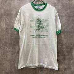 80-90s GANJA UNIVERSITY リンガーTシャツ - メルカリ