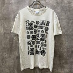 90s rel e vant 総柄 ミシガンラグ コーヒー アート Tee XL - メルカリ