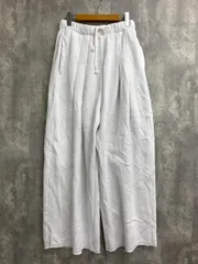 展示品■unrelaxing アンリラクシング YAM-14 スウェット イージー パンツ sizeF/白 ◆■ メンズ