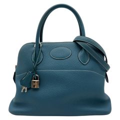 極美品‼︎ HERMES エルメス ボリード31 ブルージーン インバッグ付き