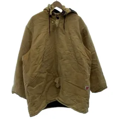 【中古】　TOUGH DUCK　アクティブジャケット　80s-90s vintage　80年代-90年代　OLD　ブルゾン　ダック地　フルジップ　フード　無地　オーバーサイズ　カナダ製　古着　/7302