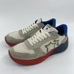 【中古】ATLANTIC STARS スニーカー 43(27.0-27.5cm) ホワイト レッド ブルー アトランティックスターズ[10]