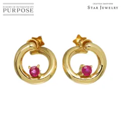 スタージュエリー Star Jewelry ルビー イヤリング K18 YG イエローゴールド 750 Ruby Earrings 90318951のサムネイル