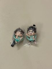 ハイキュー 及川 岩泉 缶バッジ チョコクランチ ミント ジャンフェス