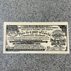 一枚】 FOR OVER 70 YEARS LEVI'S ギャラチケ - メルカリ