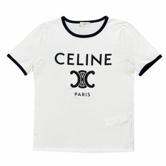 【美品】CELINE Tシャツ ロゴ XS ホワイト 人気モデル 美品】CELINE Tシャツ ロゴ XS ホワイト 人気モデル - メルカリ