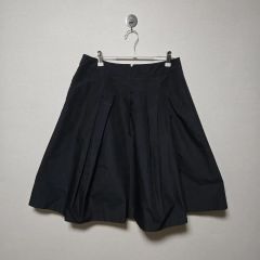20471120 ラップ プリーツスカート 巻きスカート 黒 - メルカリ