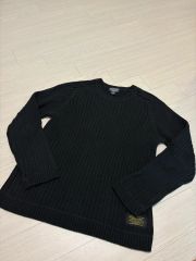 SCOTCH＆SODA アランセーター ケーブル ニット ブラック ローゲージ 
