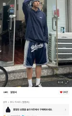 LMC スモールロゴ ネイビー フーディー Tシャツのサムネイル