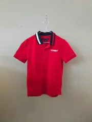 Tommy Hilfiger トミーヒルフィガー キッズ 赤 カラー Tシャツ 6-7歳