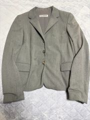 定価12.8万】JILSANDER ドッキング セーター クルーネック グレー