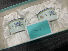 【新品・未使用】Tiffany＆Co. 花柄カップ＆ソーサー　2個セット