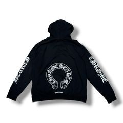 OLD Chrome Hearts ホースシュー ダガージップ サーマルパーカー