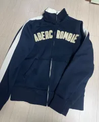 アバクロンビー ネイビー トラック ジップアップ ジャケット