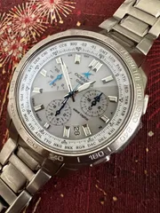 カシオ　CASIO☆オシアナス☆チタン　電波ソーラー時計☆OCW-600☆クロノグラフ☆