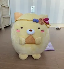 すみっこぐらし 猫 ぬいぐるみ 花 装飾