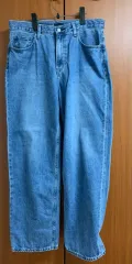 UNIQLO ワイド ストレート ジーンズ