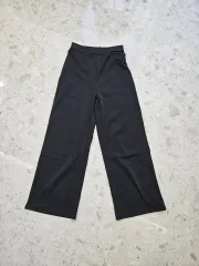 (新品) 黒色 レディース 밴딩 ワイド パンツ 2点 まとめ