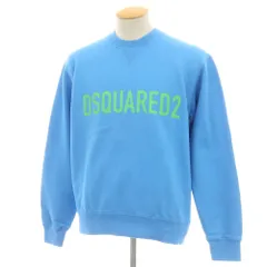 【新品アウトレット】ディースクエアード DSQUARED2 コットン クルーネック スウェット ライトブルー【サイズS】【メンズ】