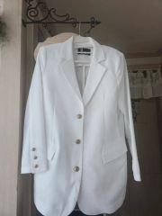 新品 SPIRALGIRL ホワイト テーラードジャケット 白 レディース 春服 