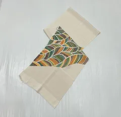 帯揚/美品/ベージュ/正絹/10126