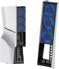 228P5 新型PS5 Slim用冷却ファン Black/White