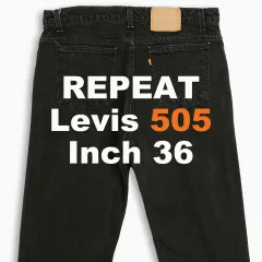 リーバイス 505 オレンジタブ ブラックデニム ブラックジーン 90s USA OR50538107