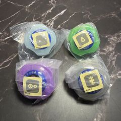 신품 미사용 디지몬 디지바이스키 체인 4 종류 세트 (빛나는 특수 효과 포함) 디지몬 어드벤처