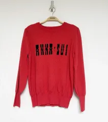 anna sui アナスイ パール ニット レッドのサムネイル