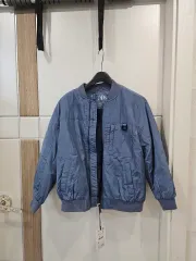 ZARA KIDS ブルゾン ジャケット ブルー 130サイズ MA-1ジャケット