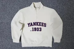 145 MLB キッズ ハーフジップ スウェット 長袖Tシャツ